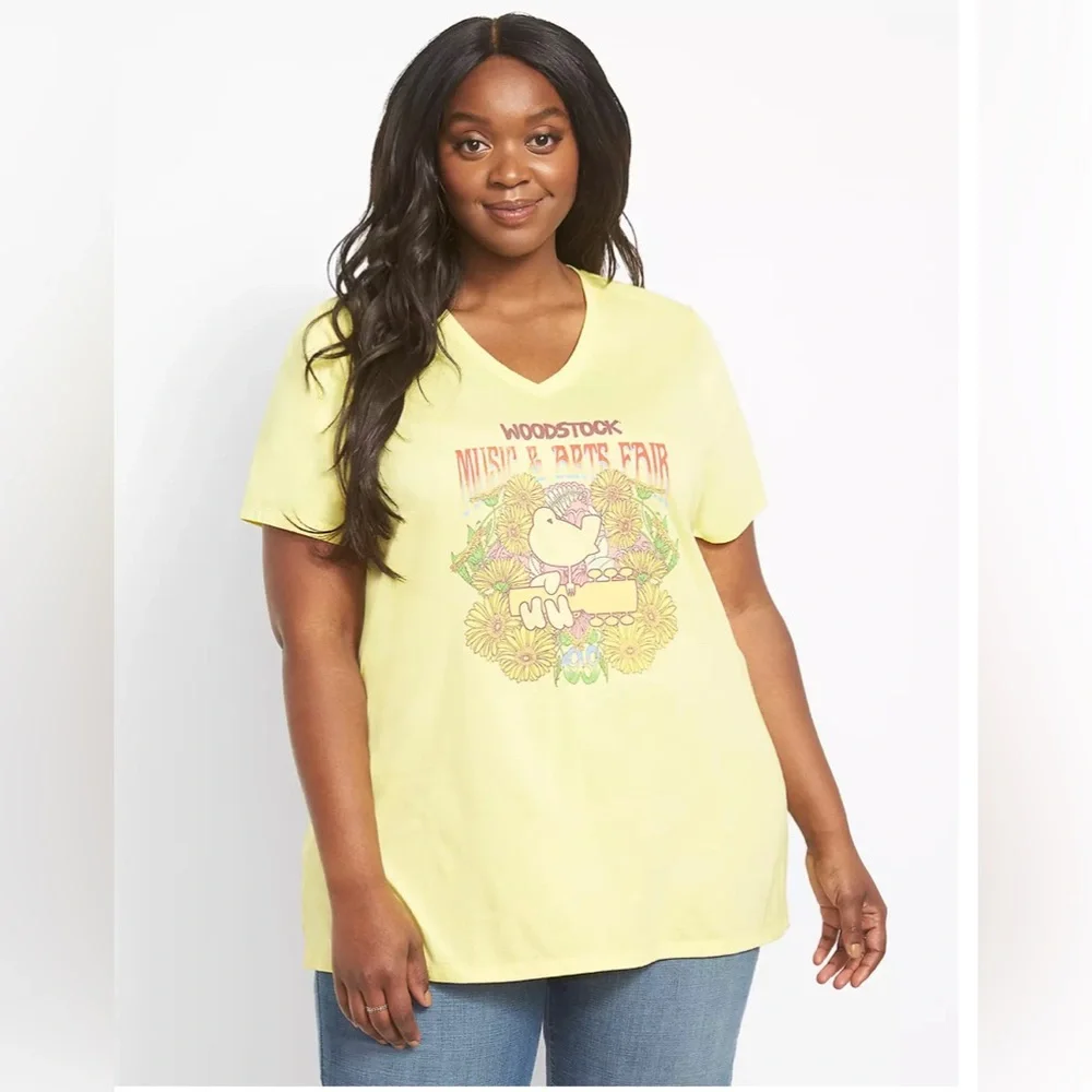 Lane Bryant Woodstock graphic tee - Picture 4 of 5